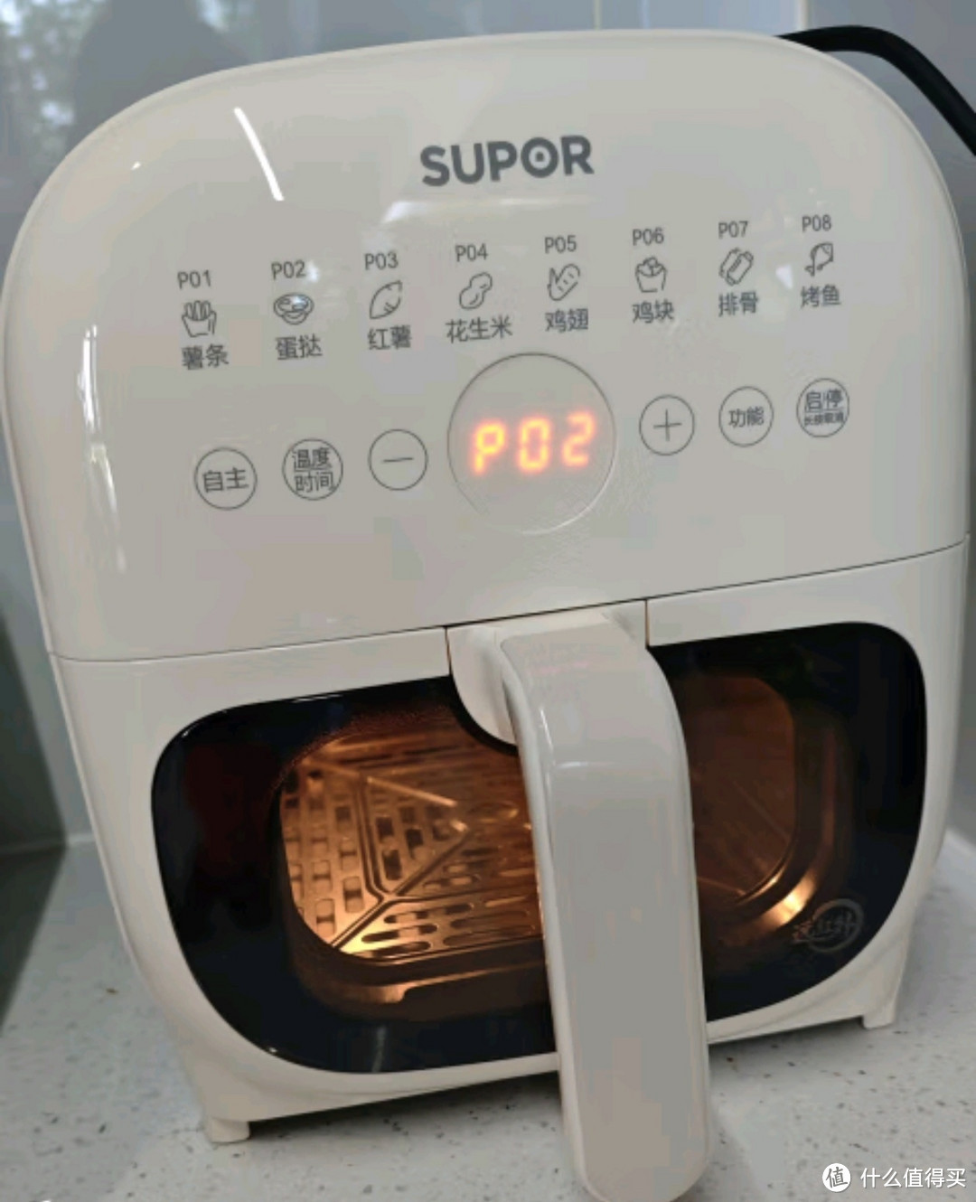 苏泊尔空气炸锅不用翻面 家用多功能 远红外5L大容量炸锅KD50Y804